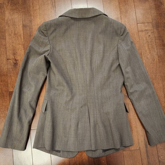 Piazza Sempione women's brown blazer in size 38 in virgin wool - Picture 2 of 9